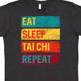 thumbnail image 4 of Inktastic Martial Arts Eat Sleep Tai Chi Repeat T-Shirt, 4 of 5