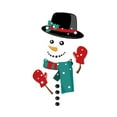 thumbnail image 2 of Cartoon Magnetic Christmas Fridge Magnet Snowman-4, 2 of 9
