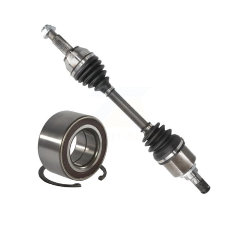 Kugel Front Left (Driver Side) CV Axle Drive Shaft Complete Assembly and Wheel Bearing Kit for Car 2011-2017 Ford Fiesta Naturally Aspirated OEM# D1BZ3B437A ; D1BZ3B437B KN7-100198