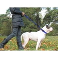 thumbnail image 2 of LAICAIW Rope Dog Leash 4 FT with Comfortable Padded Handle, Highly Reflective Threads Strong Dog Leash for Large Dogs, 1/2 inch, Navyblue, 2 of 7