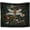 Color 01, variant on Dark Green Dragonfly Floral Botanical Tapestry, Vintage William Morris Dragonfly Tapestry Wall Hanging, Cottagecore Flower Wall Tapestries for Bedroom Home Decor, 30x40 Inch