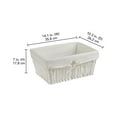 thumbnail image 2 of Hometrends Lined Rolled Paper Basket, 2 of 4