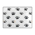 thumbnail image 5 of Yayeee Area Rugs for Living Room 6.7'x4.8' Non Slip Washable Bedroom Floor Carpet, Black Cartoon Cat Paw, 5 of 5