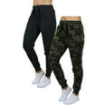 thumbnail image 5 of GBH 2 Pack Women's Fleece & French Terry Jogger Pants- Slim Fit, 5 of 13