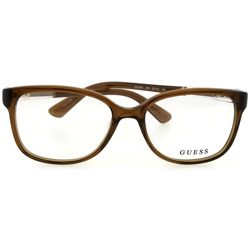 Guess GU256004552 Women's Brown Frame With Clear Lens Genuine