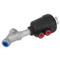 thumbnail image 4 of Angle  Valve Air Actuated Angle  Valve Air Actuated Thread Connection Stainless Steel Thickened Plastic Case Steam Valve1 2in DN15 Valve Faucet Valves 360 Rotated, 4 of 8