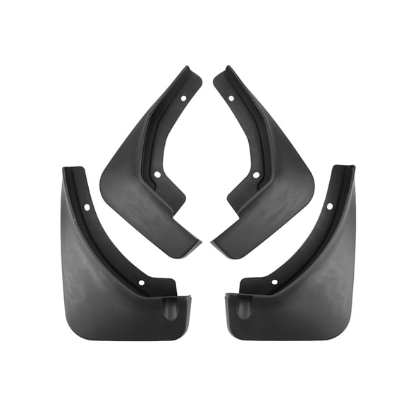 Custom Mud Guards For Kia Seltos 2020-2021, 4Pcs No Drilling Mudflaps Accessories, Front And Rear Splash Guards-black