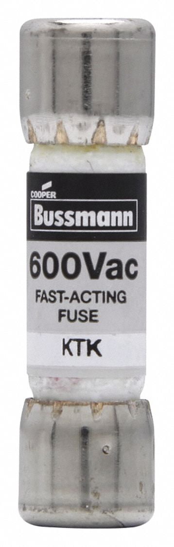 2A 600Vac Fuses Fast Acting Fuse Bussmann KTK-2 KTK2 2 Amp 