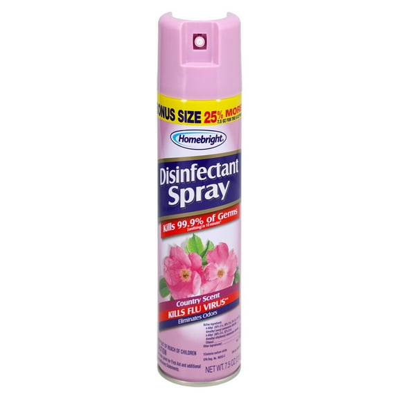 Homebright Country Scent Disinfectant Spray, 7.5-oz.