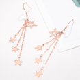 thumbnail image 2 of Boucles d'Oreilles Étoile Longue Pompon Mode Boucles d'Oreilles Pendentif pour Fille, 2 of 4