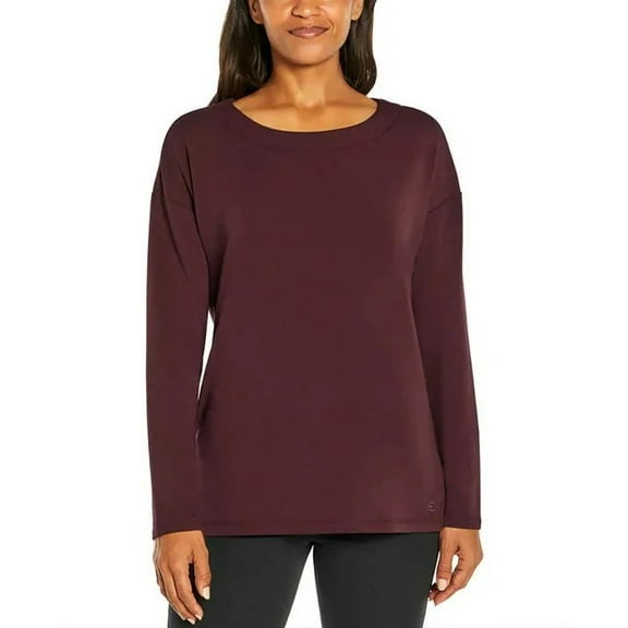 Banana Republic Women's Cozy Crewneck Pullover Top (Red, L)