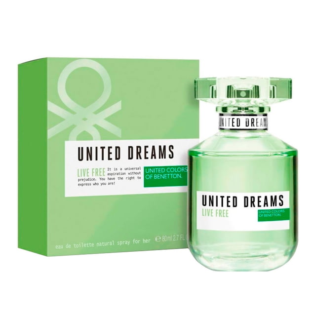 PERFUME Benetton United Dreams Live Free Agua de tocador 80ml dama