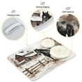 thumbnail image 4 of Horse Farmhouse Dish Drying Mat Microfiber Kitchen Pad Large Counter Absorbent Dish Mats Drainer Rack 18"x24", 4 of 7