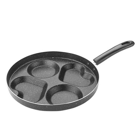 LeKing 4-Hole Maifan Stone Four Hole Omelette Pan Mini Nonstick Egg Pan ...