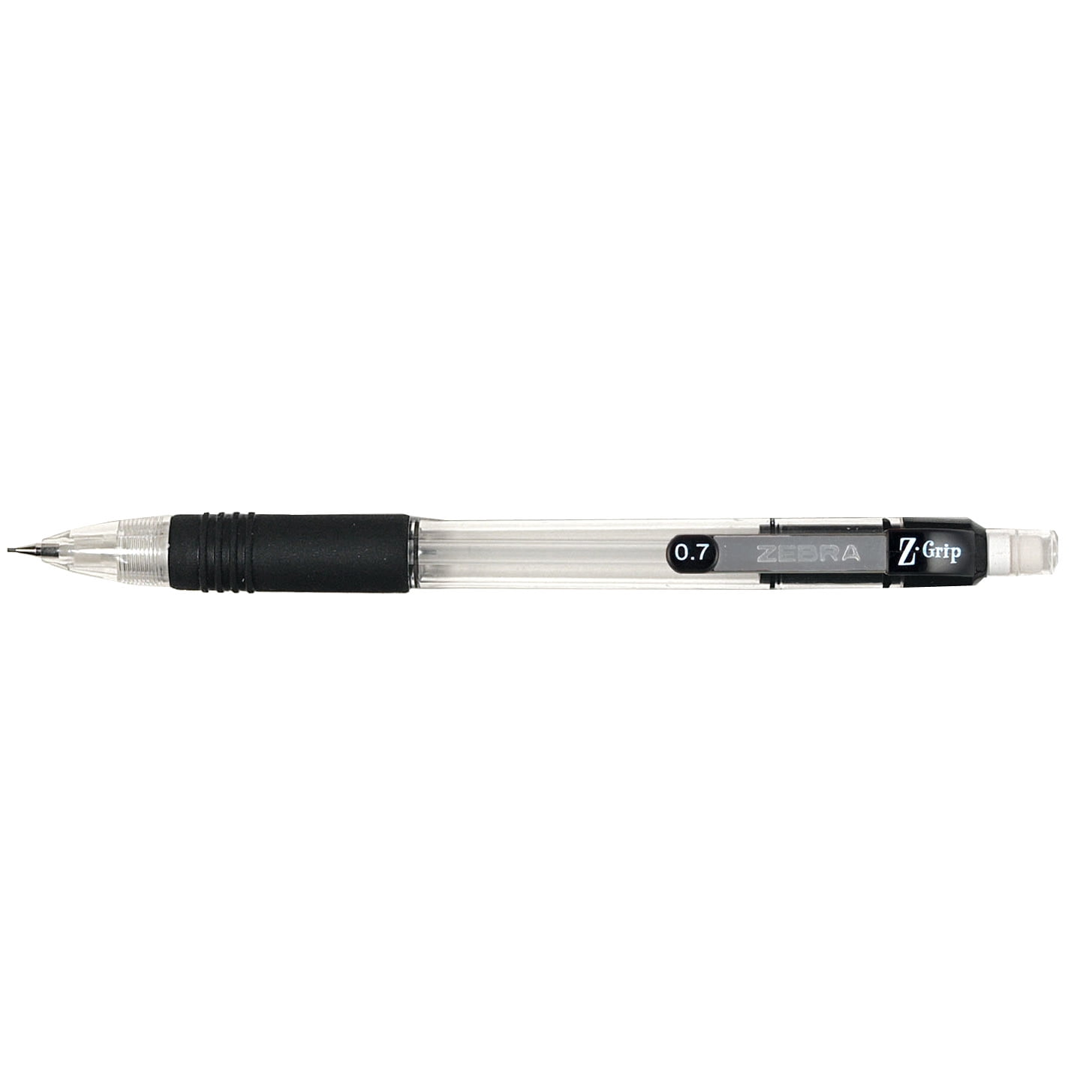 24 Pack New Zebra Z-Grip Mechanical Pencil 0.7mm Point Size Black Grip HB #2 Graphite 