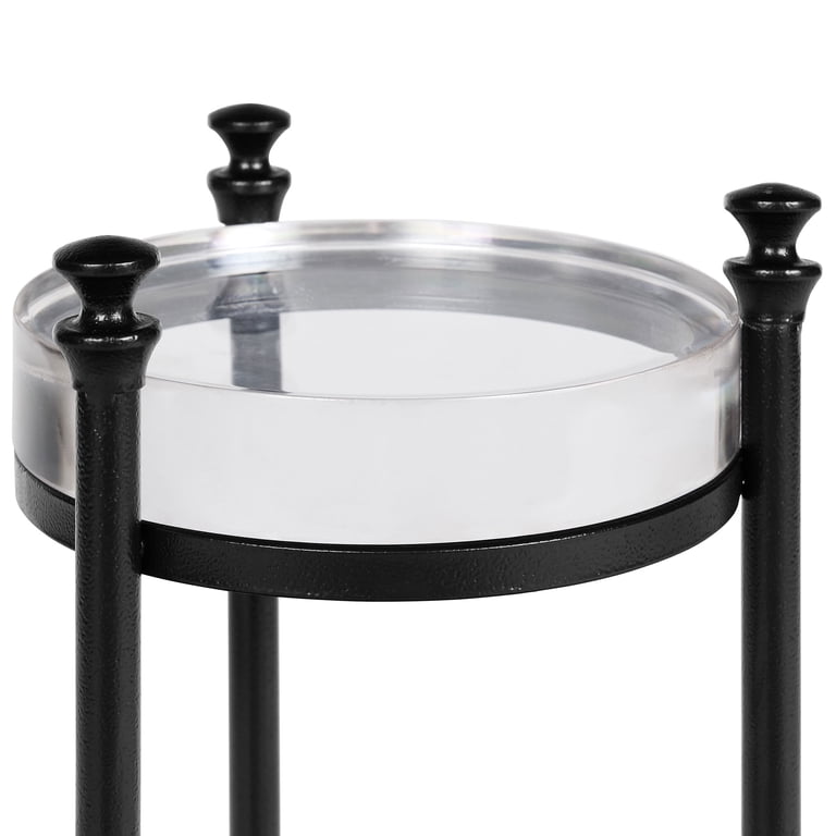 Better Homes & Gardens Ambrose Drink Table, Black Iron photo 5