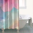 thumbnail image 4 of Colorful Cloud Star Tie Dye Pattern Shower Curtain 36"x72" ,Bathroom Decorative Shower Curtains Set with 12 Hooks,Modern Waterproof Washable Shower Curtain, 4 of 6