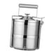 thumbnail image 1 of Contenedor térmico para almuerzo Fiambrera Bento Térmica Comida Acero Inoxidable Contenedor De Almacenamiento Aislado - Plata 2 2 niveles Fanmusic Contenedor térmico para almuerzo, 1 of 7