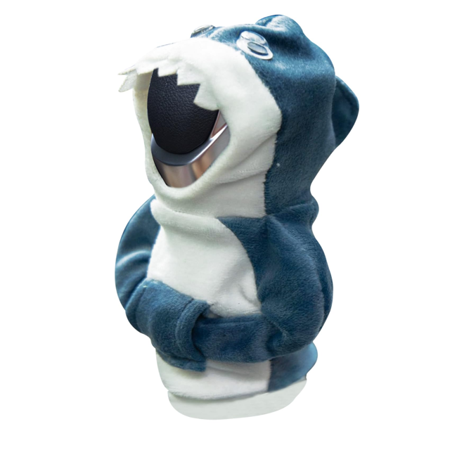 YSTIANN Fashionable Shark - Themed Car Shift Gear Cover: Sweater Hoodie Auto Gear Shift Knob Protector – Cute Universal Interior Accessory & Gift for Most Vehicles, Adding Playful Style(blue)