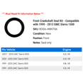 thumbnail image 2 of Front Crankshaft Seal Kit - Compatible with 1999 - 2013 GMC Sierra 1500 2000 2001 2002 2003 2004 2005 2006 2007 2008 2009 2010 2011 2012, 2 of 2