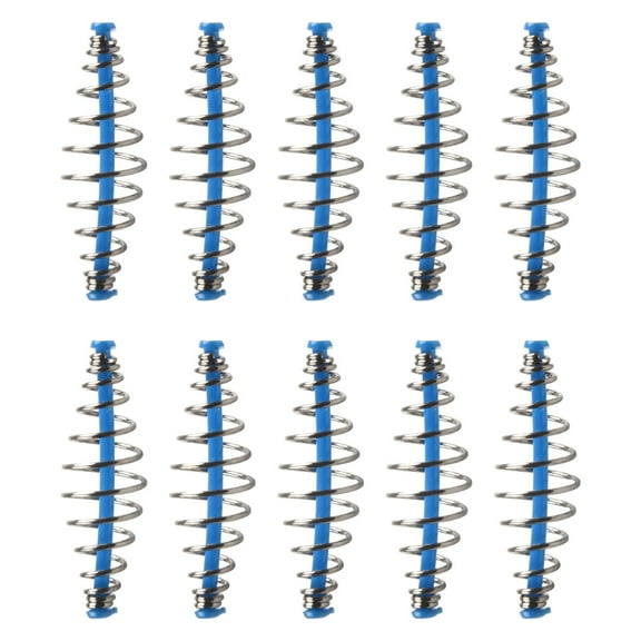 10Pcs Spring Feeder Fishing Bait Cage Carp Fishing Spring Feeder Fishing Bait Cage Explosion Fishing Hook Nesting Device Fishing
