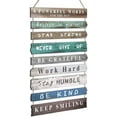 thumbnail image 1 of Inspirational Wall Art Decor for Office, Wooden Rustic Hanging Motivational Wall Art Decoration Sign, Inspiring Positive Quotes Wall Art for Home Living Room Bedroom Bathroom Classroom Gym 12"x24", 1 of 8