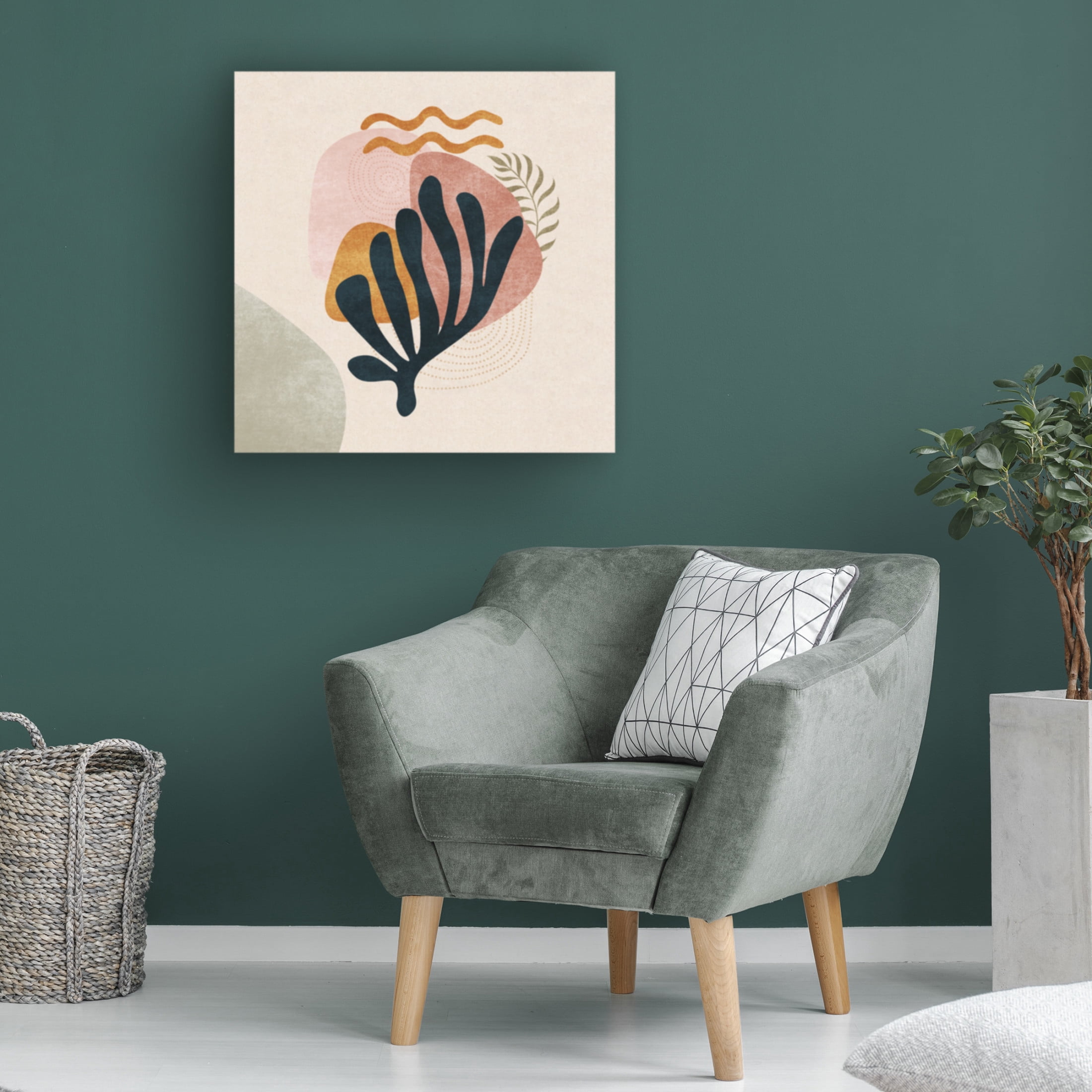 Trademark Fine Art Emel Tunaboylu  Coral Canvas Wall Art