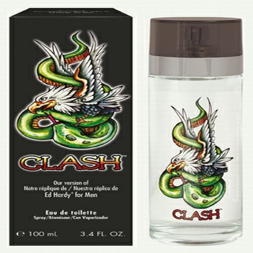 ParfumsBelcam Clash Our Version of Ed Hardy, Eau de Toilette Spray, 3.4 fl oz