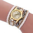 thumbnail image 5 of LNKOO Fashion Women Wrist Watches Bracelet Crystal Leather Watch Dress Analog Quartz Brown, 5 of 5