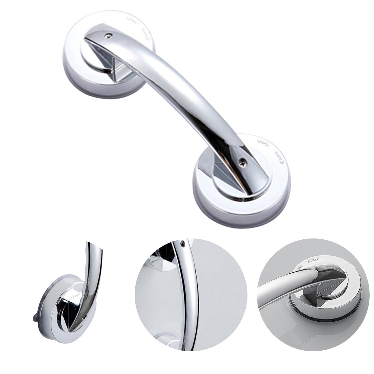 MOKKHNB Bathroom Handle in Plastic, Easy to Install Support Grip for Home and Shower