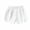 White, variant on Sweat Shorts for Girl Summer Elastic Waist Casual Shorts Loose Comfy Outdoor Sports Bottoms Kids 1-11 Years