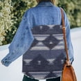 thumbnail image 6 of LYMAYTER Womens Denim Jacket Female Lapel Long Sleeve Cowboy Outwear Spring Fall Printed Long Coat S-XL, 6 of 9