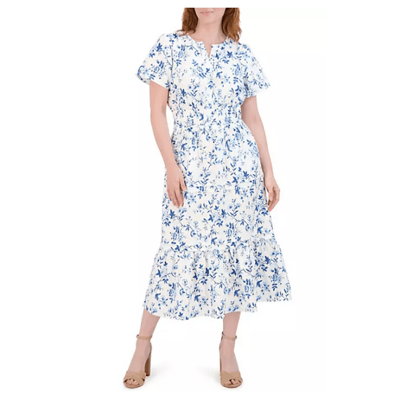 French Connection Women's Maxi Dress Large Floral