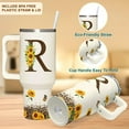 thumbnail image 6 of Personalized Sunflower Monogram Cup for Women, Mom, Wife, Boss Lady, Coworkers-Custom 40oz Tumbler with Handle- Unique Birthday, Christmas, Boss Day Gift for Her, 6 of 7