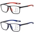thumbnail image 2 of TR90-gafas de lectura multifocales para hombre y mujer, anteojos deportivos ultraligeros, con luz azul, progresivas, cerca de lejos, 2 of 4