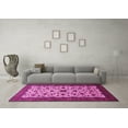 thumbnail image 3 of Ahgly Company Indoor Square Persian Pink Traditional Area Rugs, 6' Square, 3 of 4