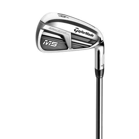 TaylorMade M5 Iron Set (4-PW with AW, Right Hand, Steel Shaft, Stiff Flex)