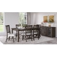 thumbnail image 2 of Willow Creek Rustic Distressed 78" Seven-Piece Dining Set, 2 of 6