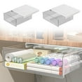 DTREELS Under The Desk Drawer Type Storage Box, Selfadhesive Under