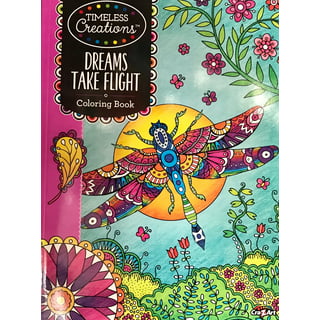 Cra-Z-Art Timeless Creations Adult Coloring Book, Fabulous Florals, 64  Pages 