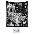thumbnail image 6 of OCCOA DIY Coloring Blanket Kit with 24 Washable Markers Forest Scenery Doodle Throw for Adults Home Art Activity Gift Xmas Present, B, 6 of 7