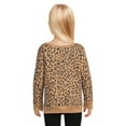 thumbnail image 5 of Garanimals Toddler Girl Long Sleeve Print Fleece Sweatshirt, Sizes 2T-5T, 5 of 6