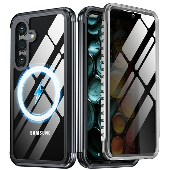 ANTSHARE Shockproof Back Cover Cell Phone Case for Samsung Galaxy S24 5G, Black