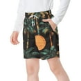 thumbnail image 5 of Boys Tropical Swim Trunks Quick Dry Board Beach Shorts Lightweight Loose Summer Casual Swimming Trunks 11T, 5 of 6