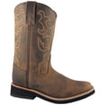 thumbnail image 1 of Botas de vaquero para niños Pueblo Dark Crazy Horse de cuero para niños - Talla EE. UU.: 3 Smoky Mountain Boots 3520C-3R, 1 of 1