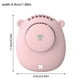 thumbnail image 5 of Mini ventilador de cuello para colgar, ventilador ajustable USB, enfriador portátil de bajo ruido para deportes al aire libre, rosa Inevent HA003996-02, 5 of 6