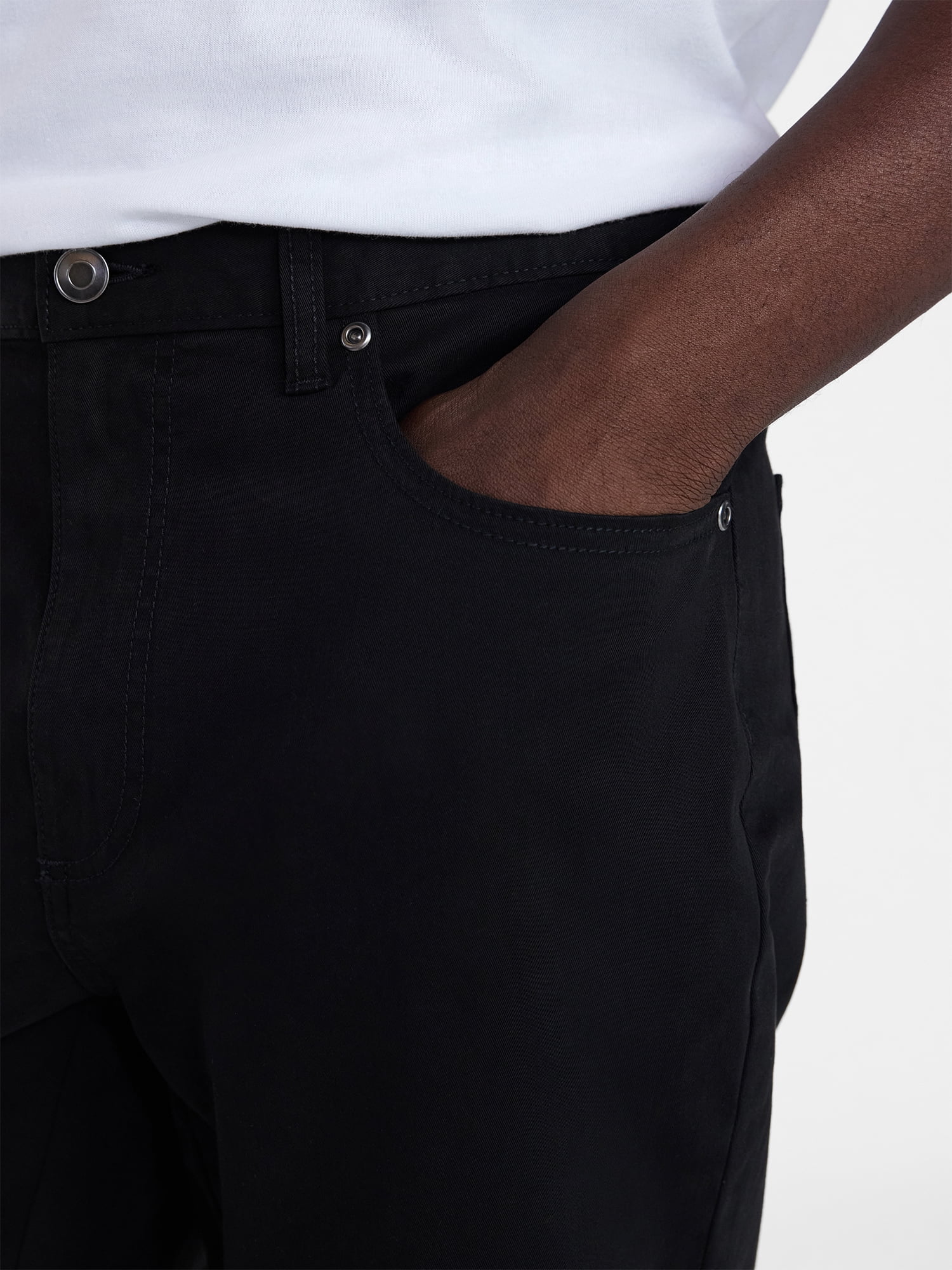 George Men's & Big Men's Slim Fit Premium 5 Pocket Pants, Sizes 29-44