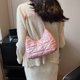 thumbnail image 4 of Bolso tipo media luna con cadena para mujer, Bolso bandolera ligero multiusos (rosa), 4 of 6