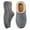 Grey, variant on Mens Slippers Warm Fuzzy Memory Foam Indoor Outdoor Cozy Slippers -On Moccasin House Shoes with Non- Sole, Fluffy Wide Loafer Slippers (Black,11-12)