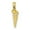 Red, variant on 14K Yellow Gold Texture and Polished Finish Oyster Shell Charm Pendant